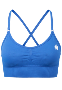 Gorilla Wear Olivia Seamless Sports Bra, blue