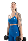 Gorilla Wear Olivia Seamless Sports Bra, blue