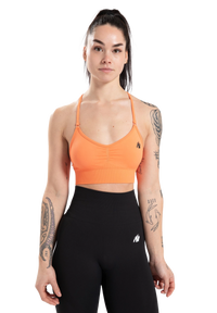 Gorilla Wear Olivia Seamless Sports Bra, peach