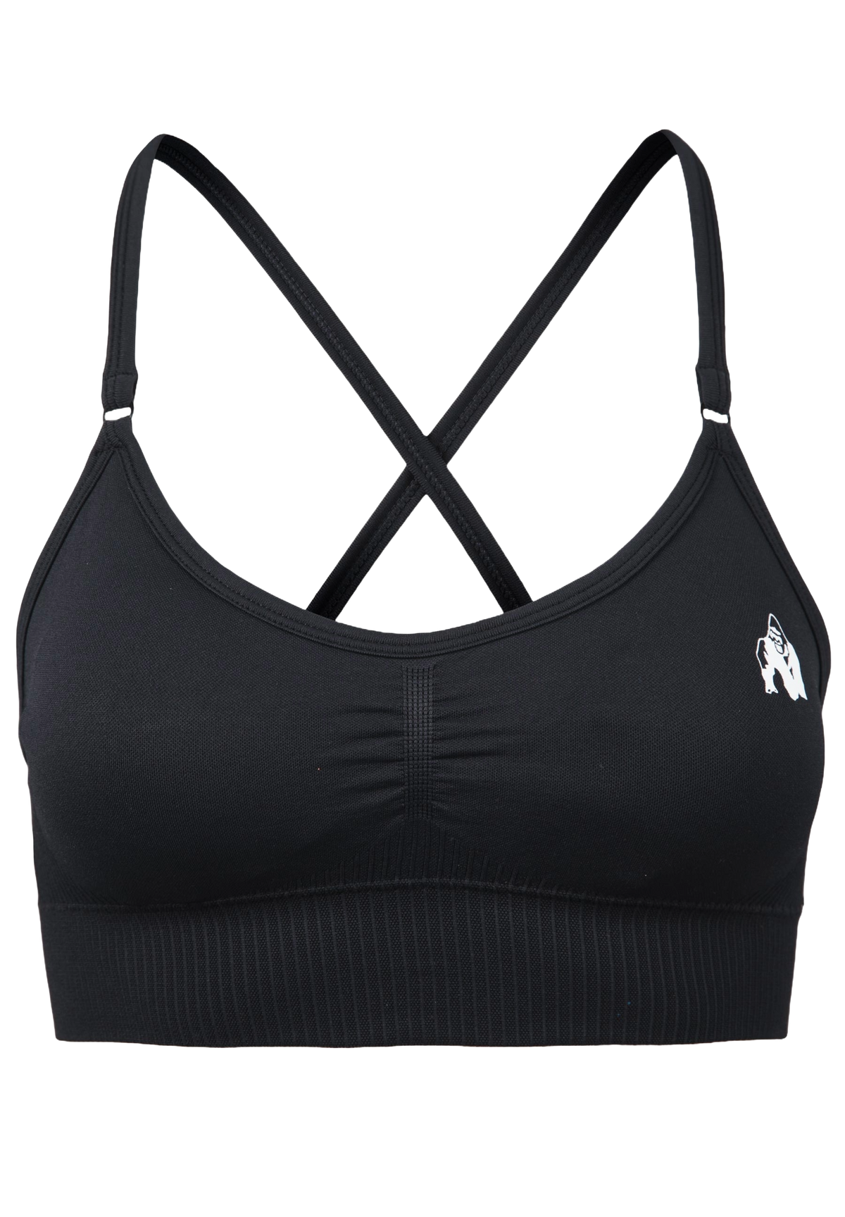 Gorilla Wear Olivia Seamless Sports Bra, black
