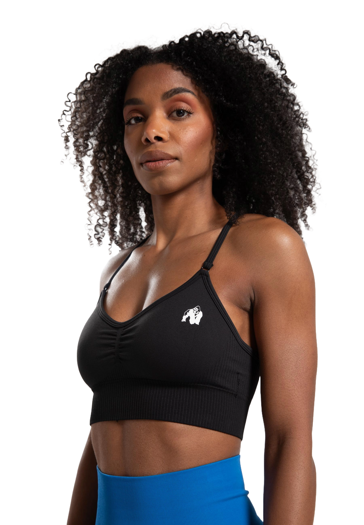 Gorilla Wear Olivia Seamless Sports Bra, black