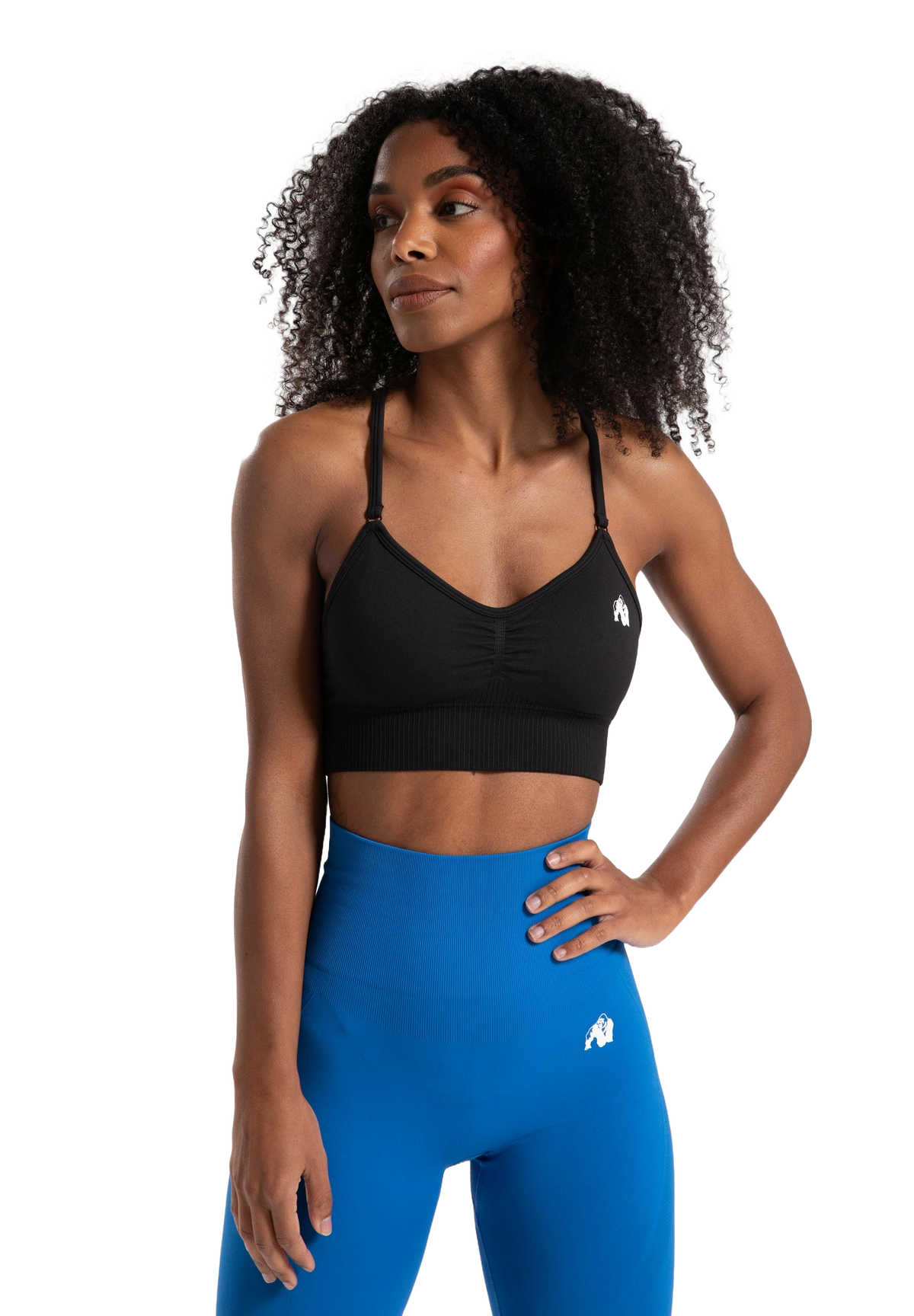Gorilla Wear Olivia Seamless Sports Bra, black