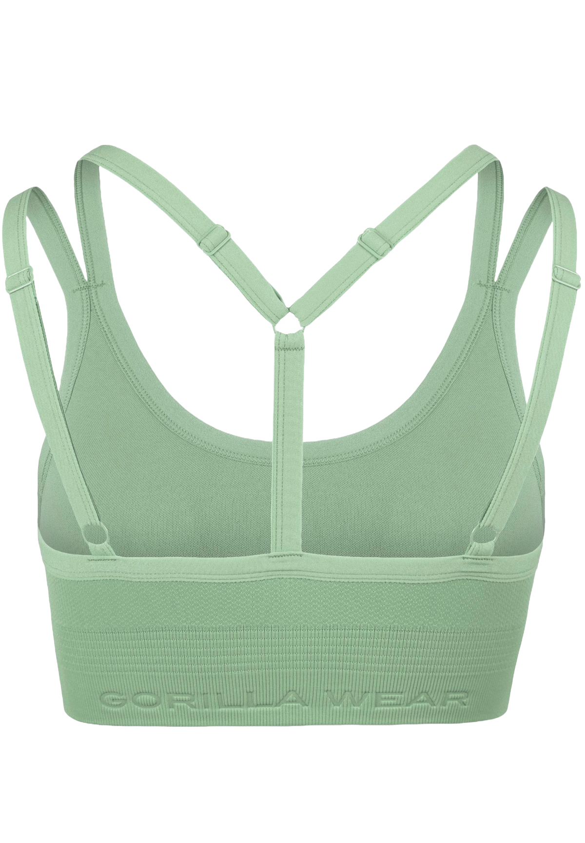 Gorilla Wear Whitney Seamless Sports Bra, green