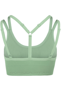 Gorilla Wear Whitney Seamless Sports Bra, green