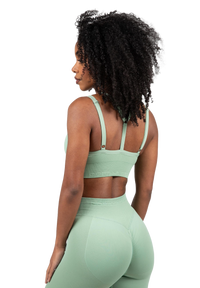 Gorilla Wear Whitney Seamless Sports Bra, green