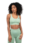 Gorilla Wear Whitney Seamless Sports Bra, green