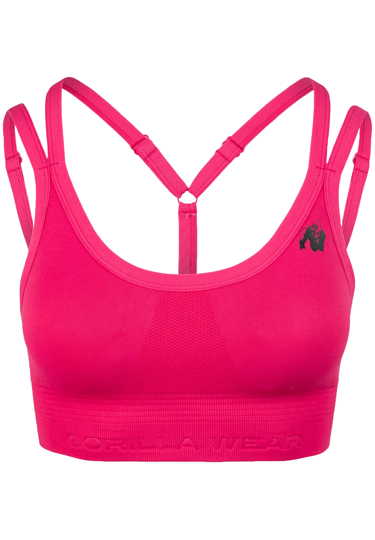 Gorilla Wear Whitney Seamless Sports Bra, pink