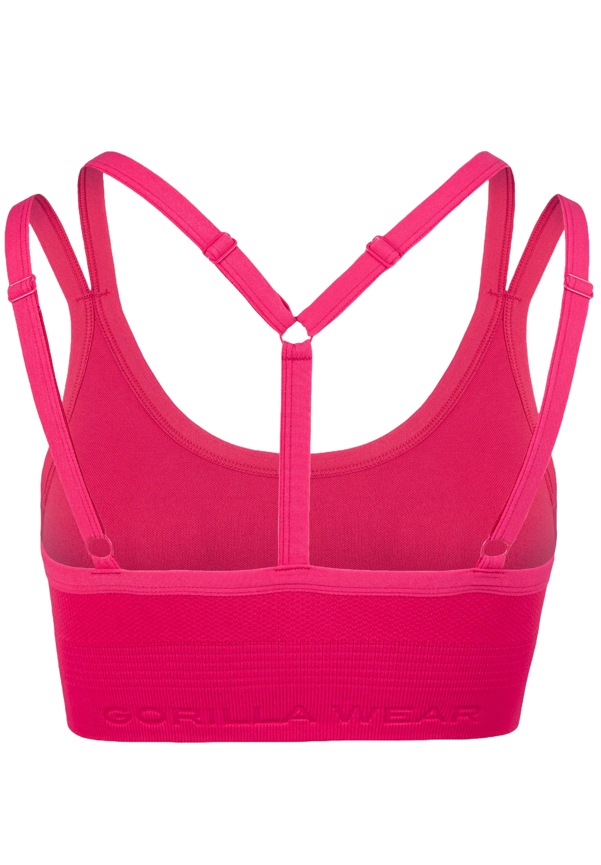 Gorilla Wear Whitney Seamless Sports Bra, pink