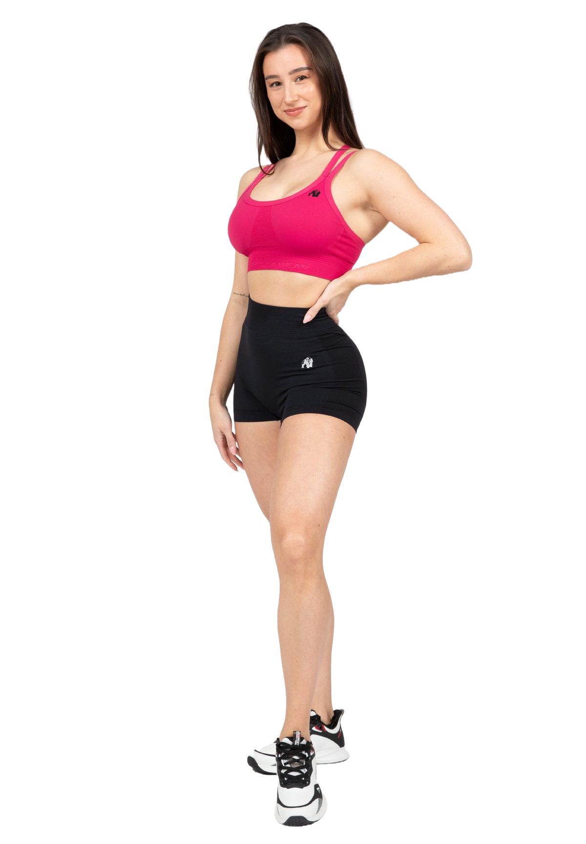 Gorilla Wear Whitney Seamless Sports Bra, pink