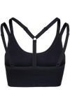 Gorilla Wear Whitney Seamless Sports Bra, black
