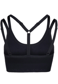 Gorilla Wear Whitney Seamless Sports Bra, black