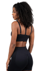 Gorilla Wear Whitney Seamless Sports Bra, black