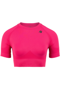 Gorilla Wear Whitney Seamless Crop Top, pink