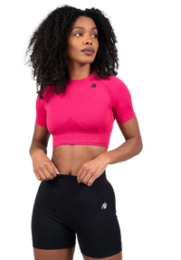 Gorilla Wear Whitney Seamless Crop Top, pink