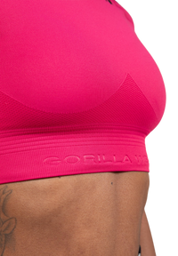 Gorilla Wear Whitney Seamless Crop Top, pink