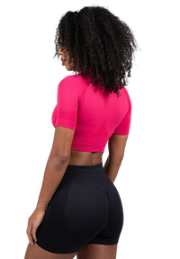 Gorilla Wear Whitney Seamless Crop Top, pink
