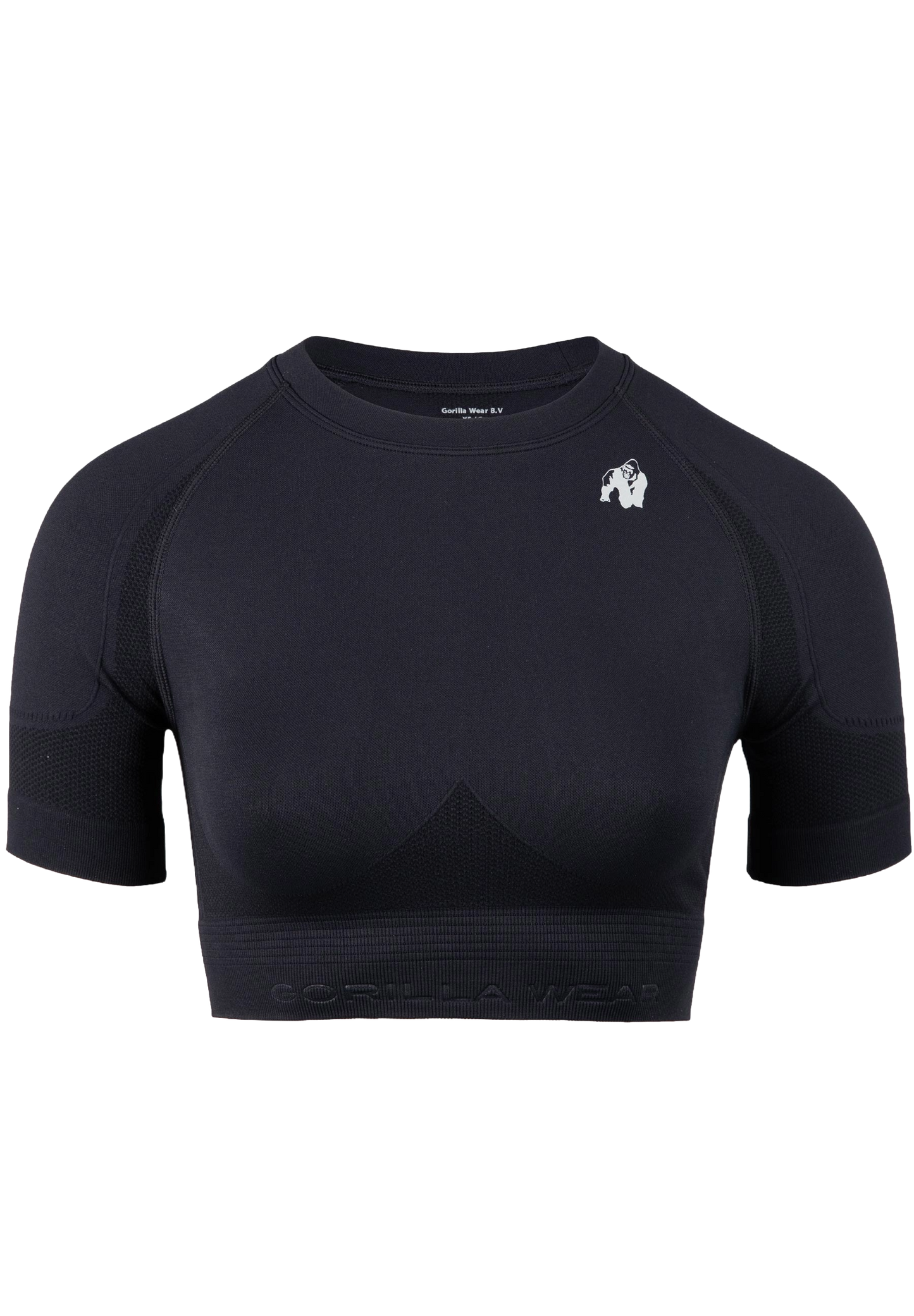Gorilla Wear Whitney Seamless Crop Top, black