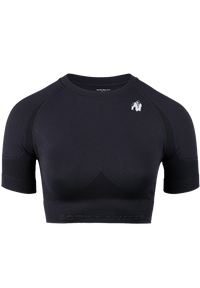 Gorilla Wear Whitney Seamless Crop Top, black