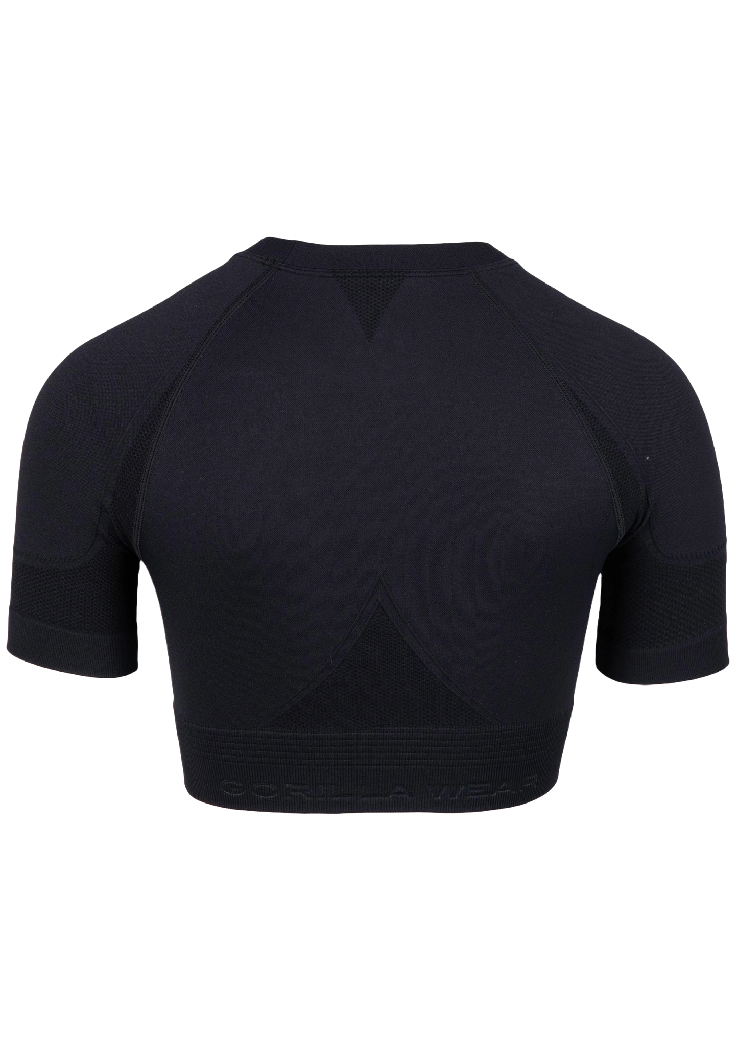 Gorilla Wear Whitney Seamless Crop Top, black