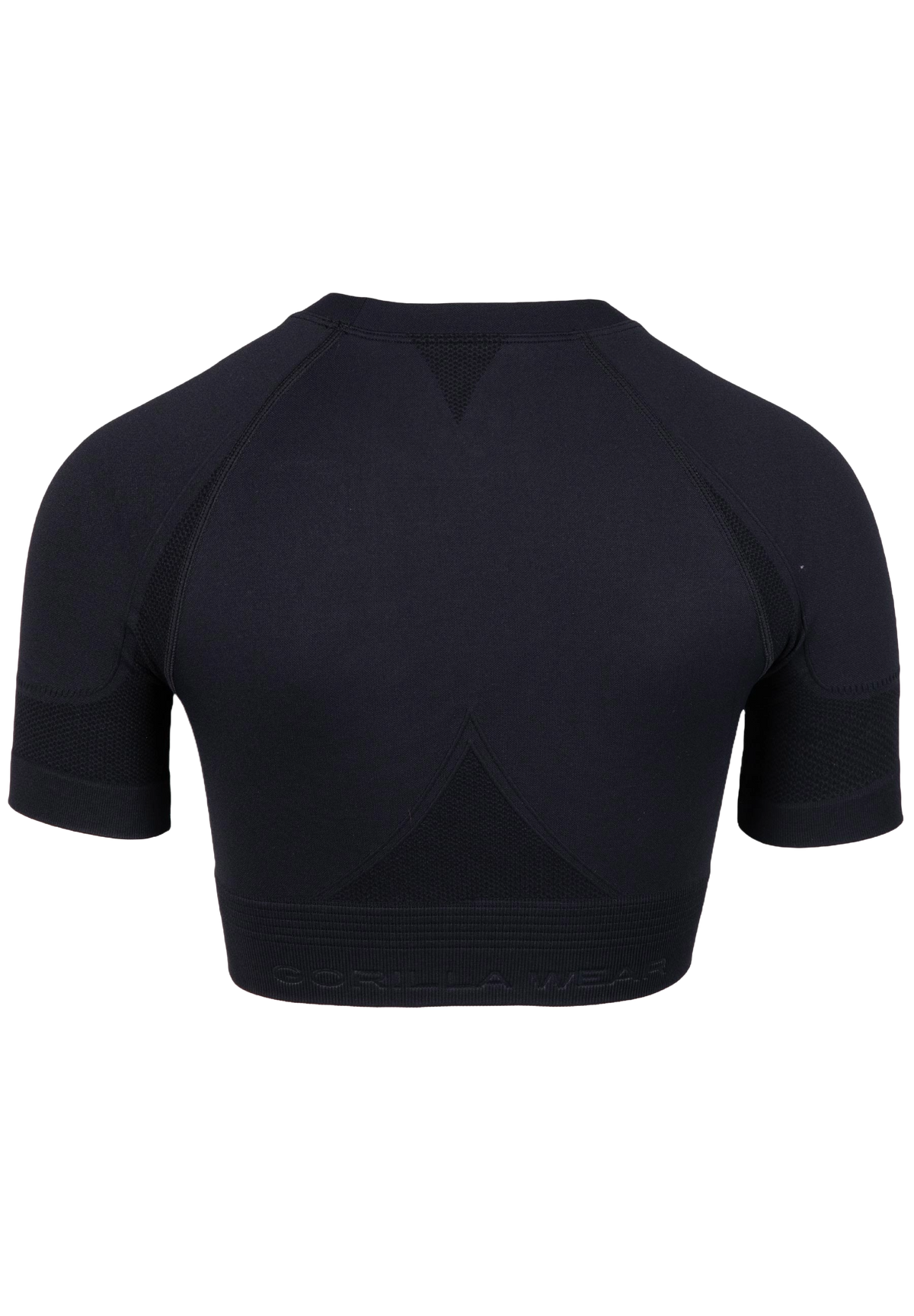 Gorilla Wear Whitney Seamless Crop Top, black