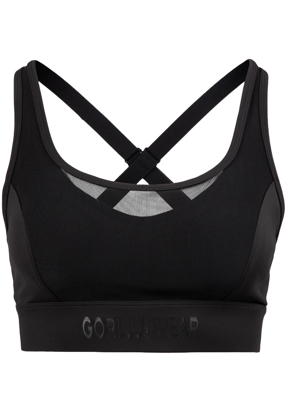 Gorilla Wear Riley High Support Sports Bra, black