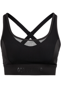 Gorilla Wear Riley High Support Sports Bra, black