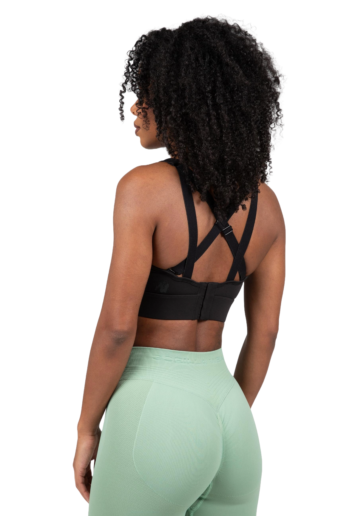 Gorilla Wear Riley High Support Sports Bra, black