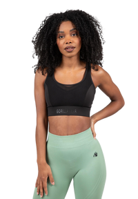 Gorilla Wear Riley High Support Sports Bra, black