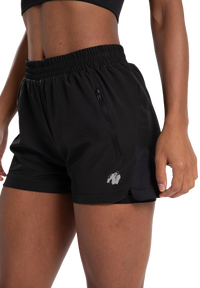 Gorilla Wear Katy 2-In-1 Shorts, black