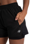 Gorilla Wear Katy 2-In-1 Shorts, black
