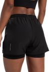 Gorilla Wear Katy 2-In-1 Shorts, black
