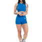 Gorilla Wear Olivia Seamless Shorts, blue