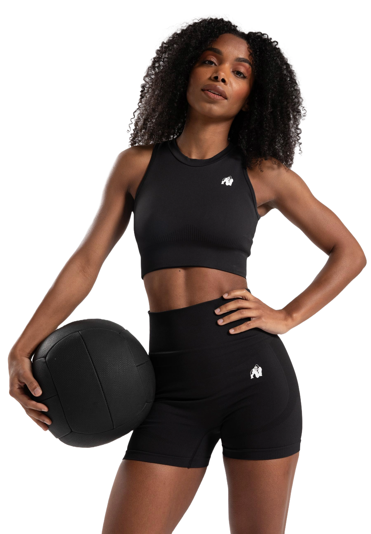 Gorilla Wear Olivia Seamless Shorts, black