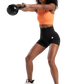 Gorilla Wear Olivia Seamless Shorts, black