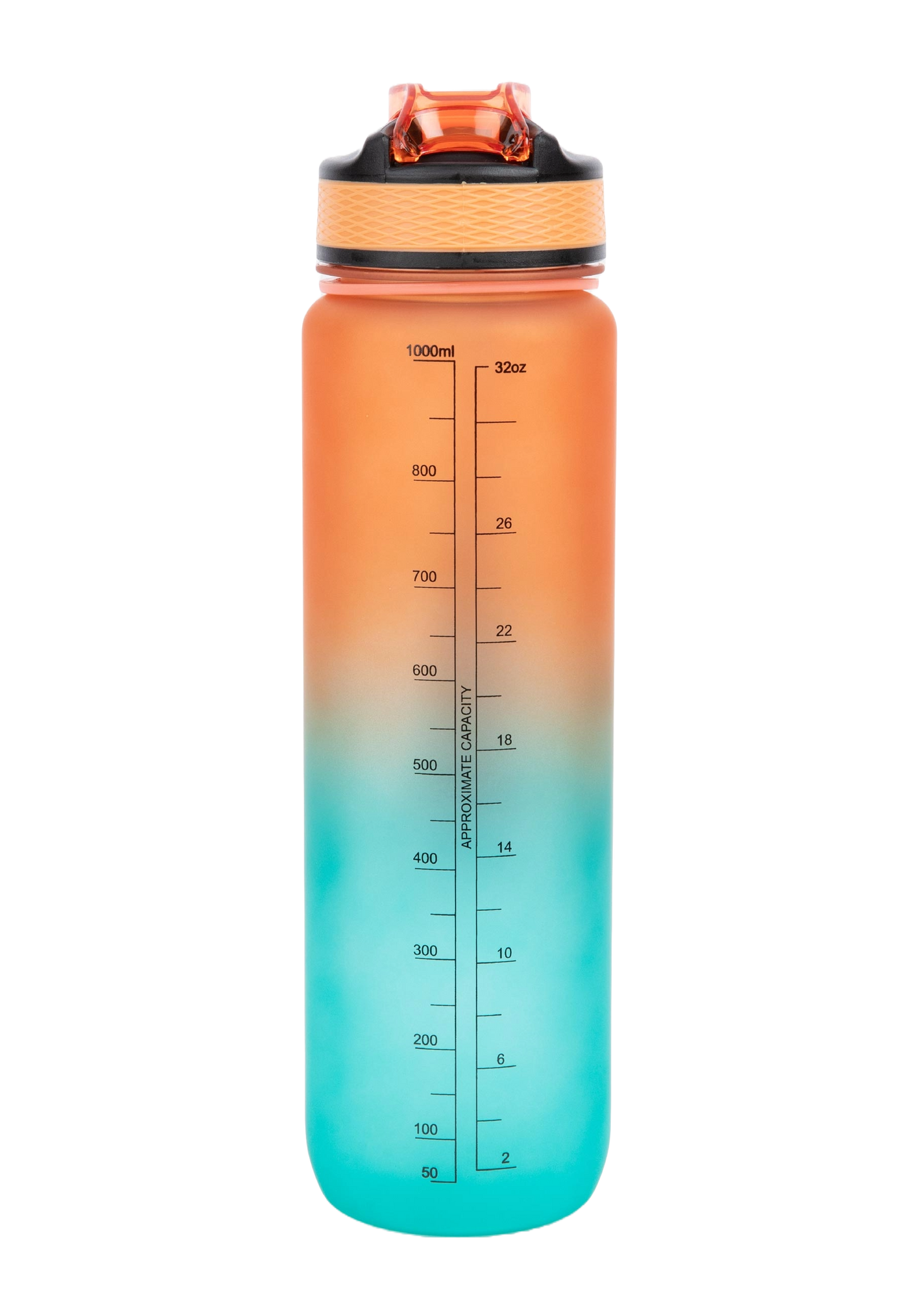 Gorilla Wear Gradient Water Bottle, green/orange