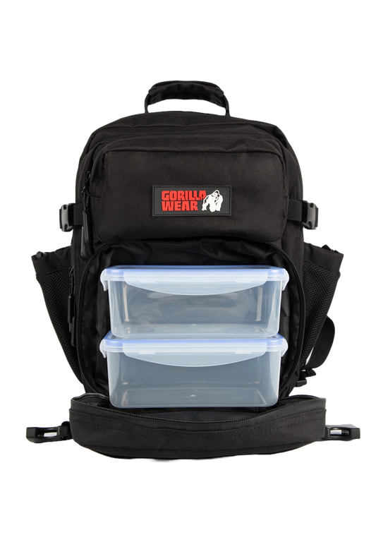 Gorilla Wear Clyde Meal Backpack, black