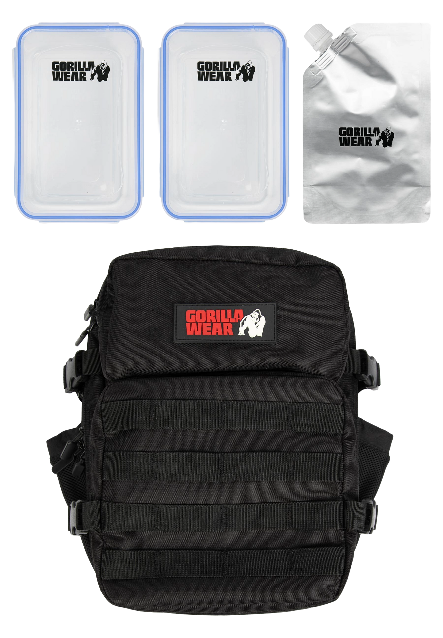Gorilla Wear Clyde Meal Backpack, black