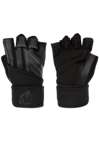 Gorilla Wear Dallas Wrist Wraps Gloves 2.0, black/grey