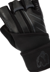 Gorilla Wear Dallas Wrist Wraps Gloves 2.0, black/grey