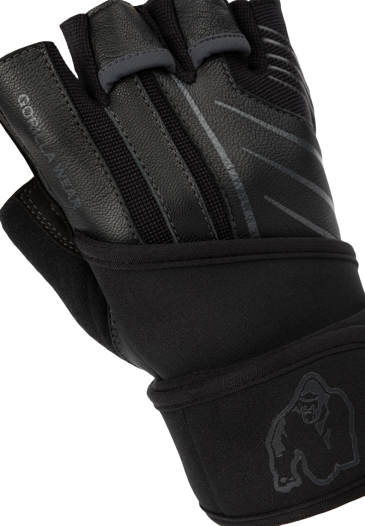 Gorilla Wear Dallas Wrist Wraps Gloves 2.0, black/grey
