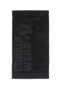 Gorilla Wear Large Towel, black