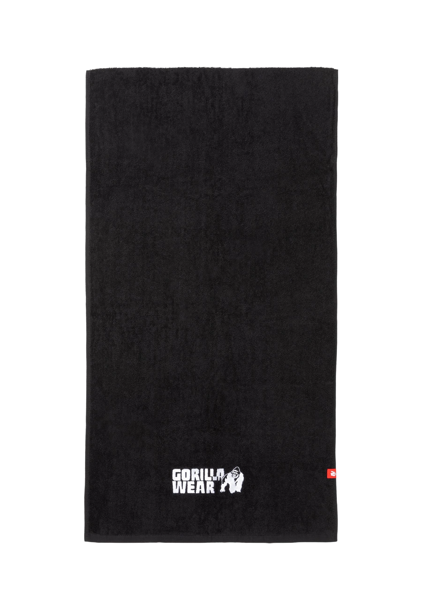 Gorilla Wear Zip Pocket Gym Towel, black
