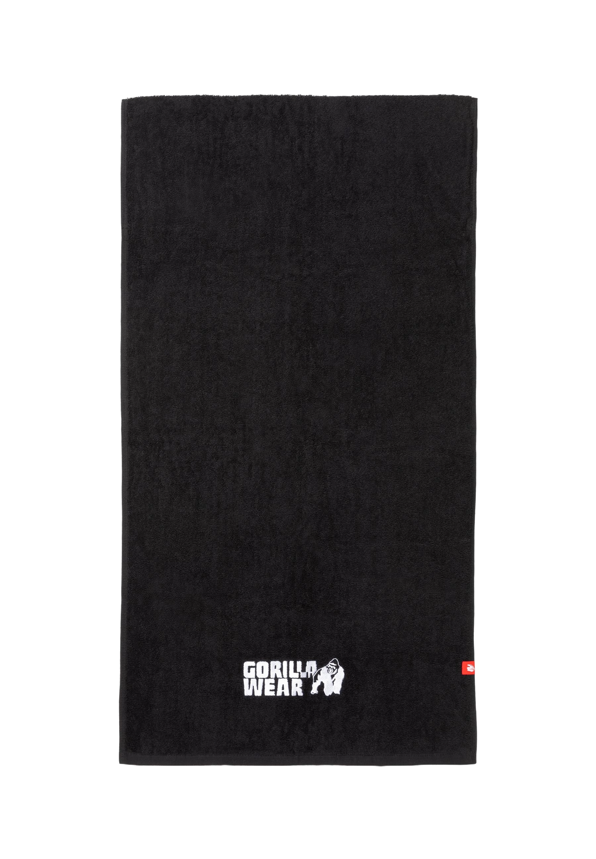Gorilla Wear Zip Pocket Gym Towel, black