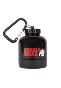 Gorilla Wear Supplement Funnel Keychain, black