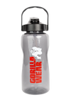 Gorilla Wear Water Bottle With Sleeve 2 L, black