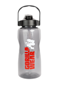 Gorilla Wear Water Bottle With Sleeve 2 L, black