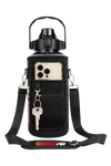 Gorilla Wear Water Bottle With Sleeve 2 L, black