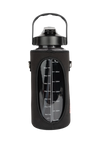 Gorilla Wear Water Bottle With Sleeve 2 L, black