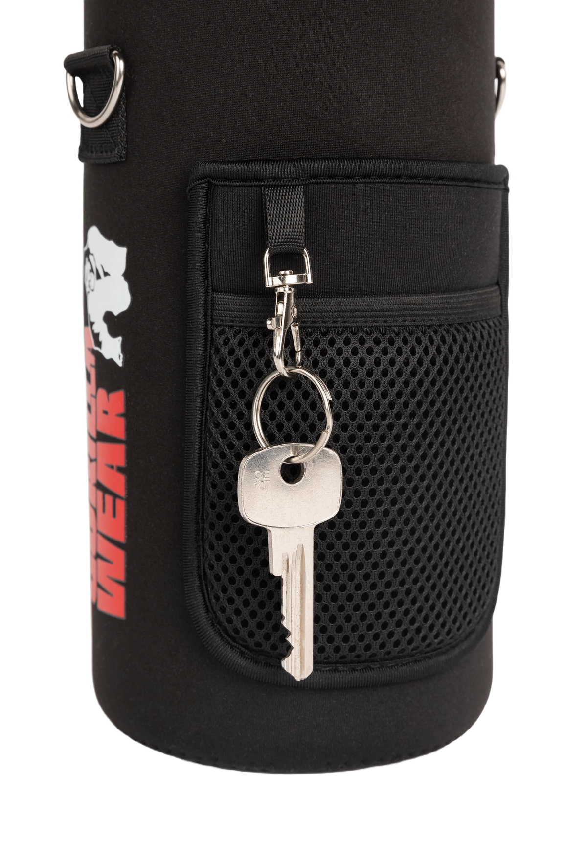 Gorilla Wear Water Bottle With Sleeve 2 L, black