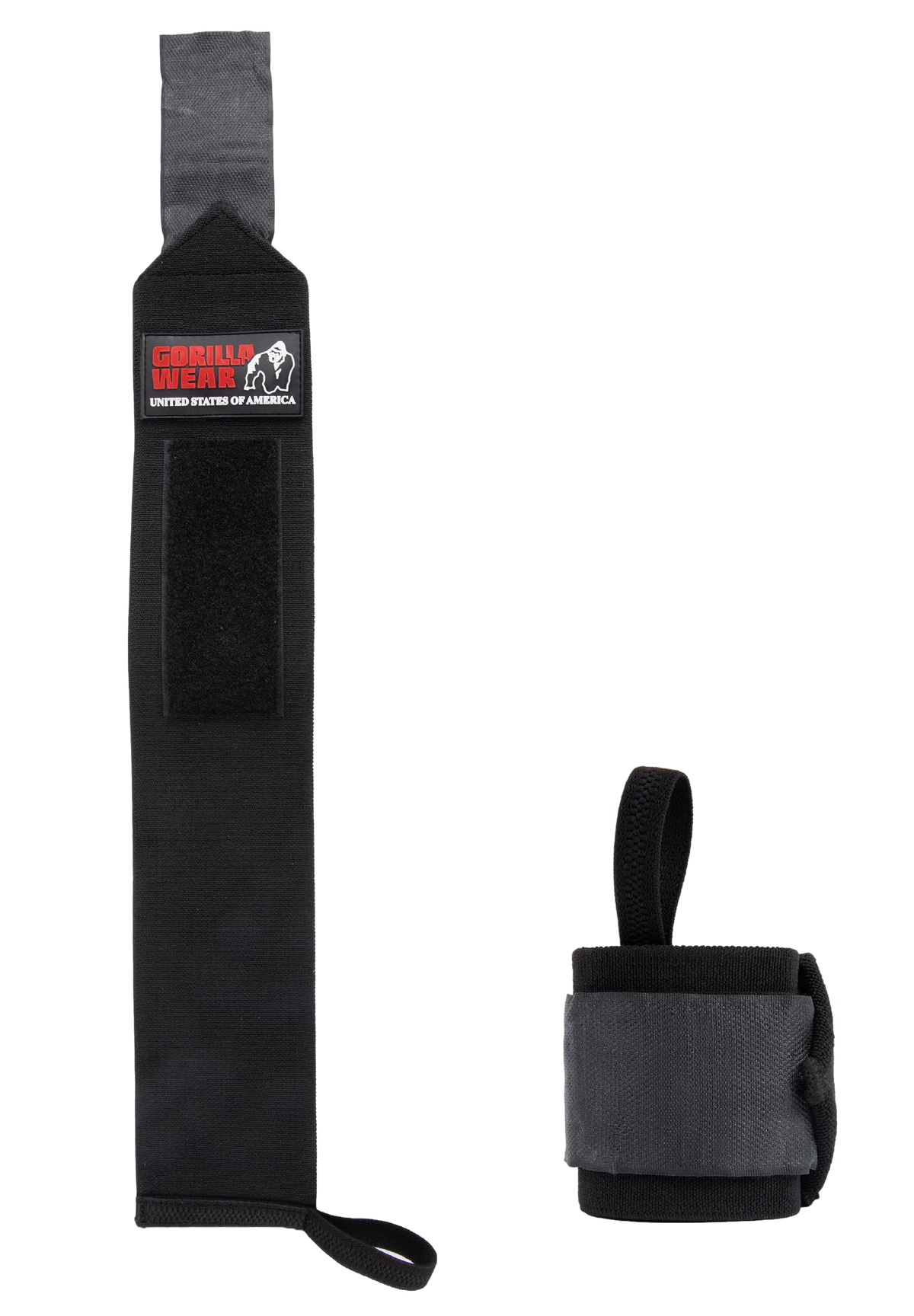 Gorilla Wear Wrist Wraps Ultra, black/black